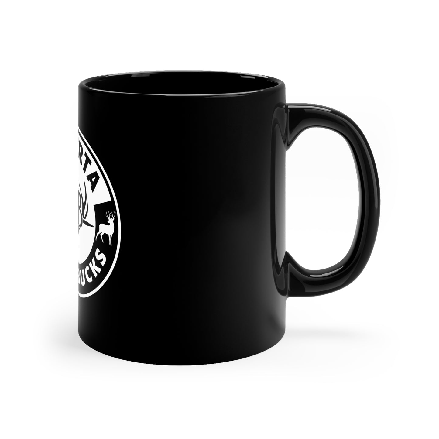 ROUND BB 11oz Black Mug