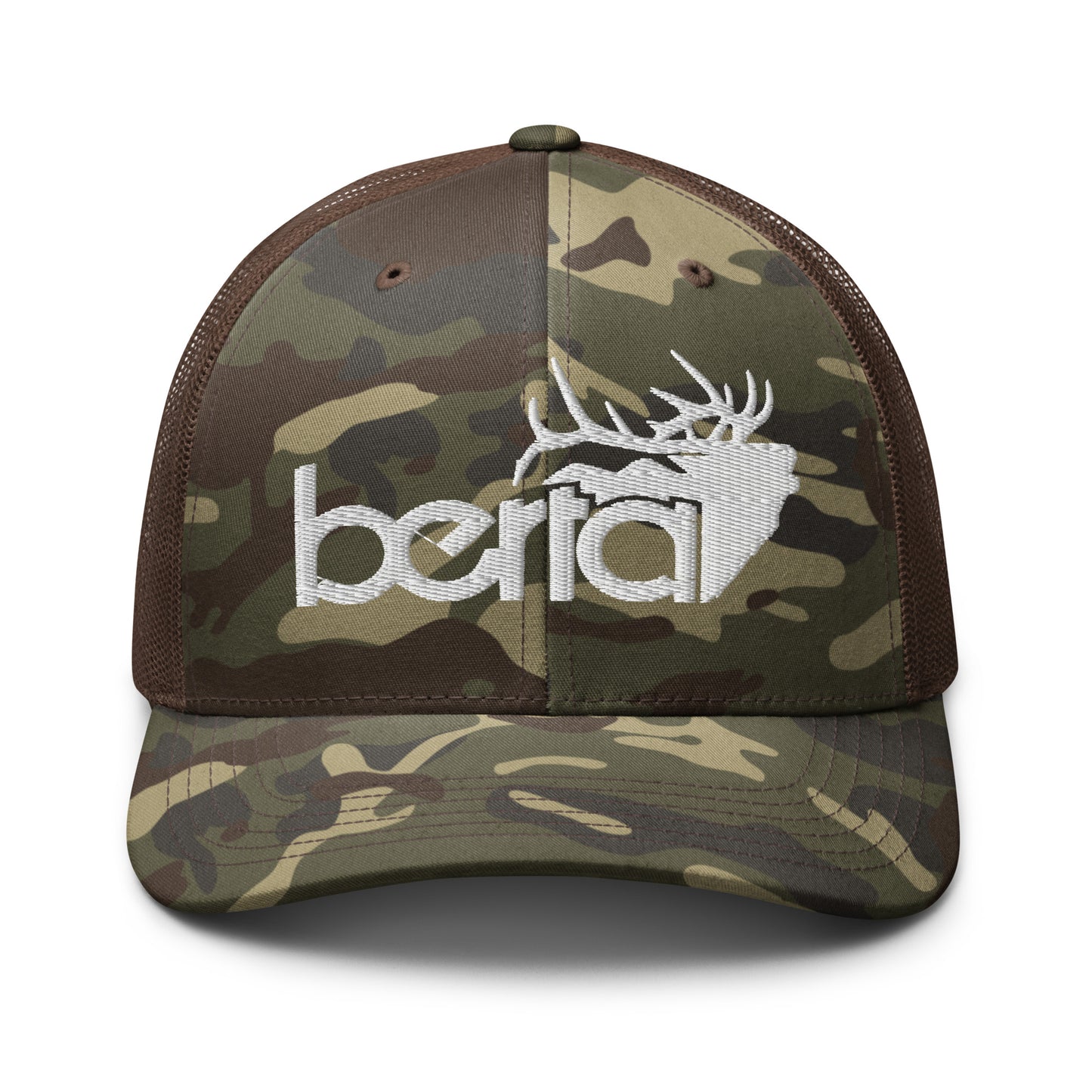 Camouflage BERTA BULL trucker hat